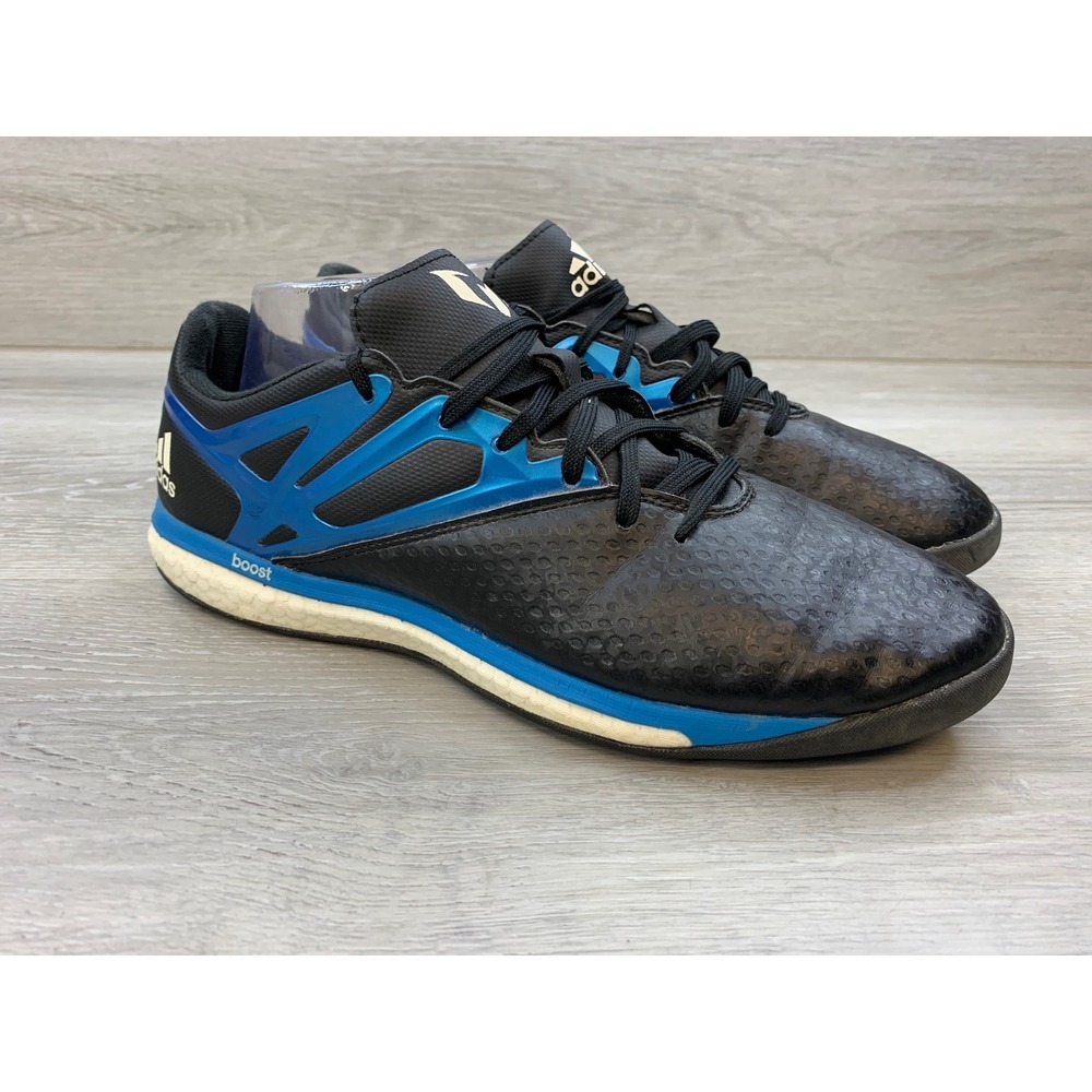Adidas Messi 15.1 Boost Men's Shoes Black Blue 10.5 Athletic Shoes